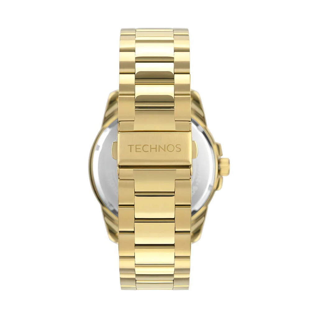 Relógio Masculino Technos Dourado Preto