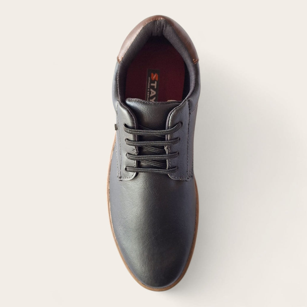 Sapatenis masculino stay esportivo preto/cafe