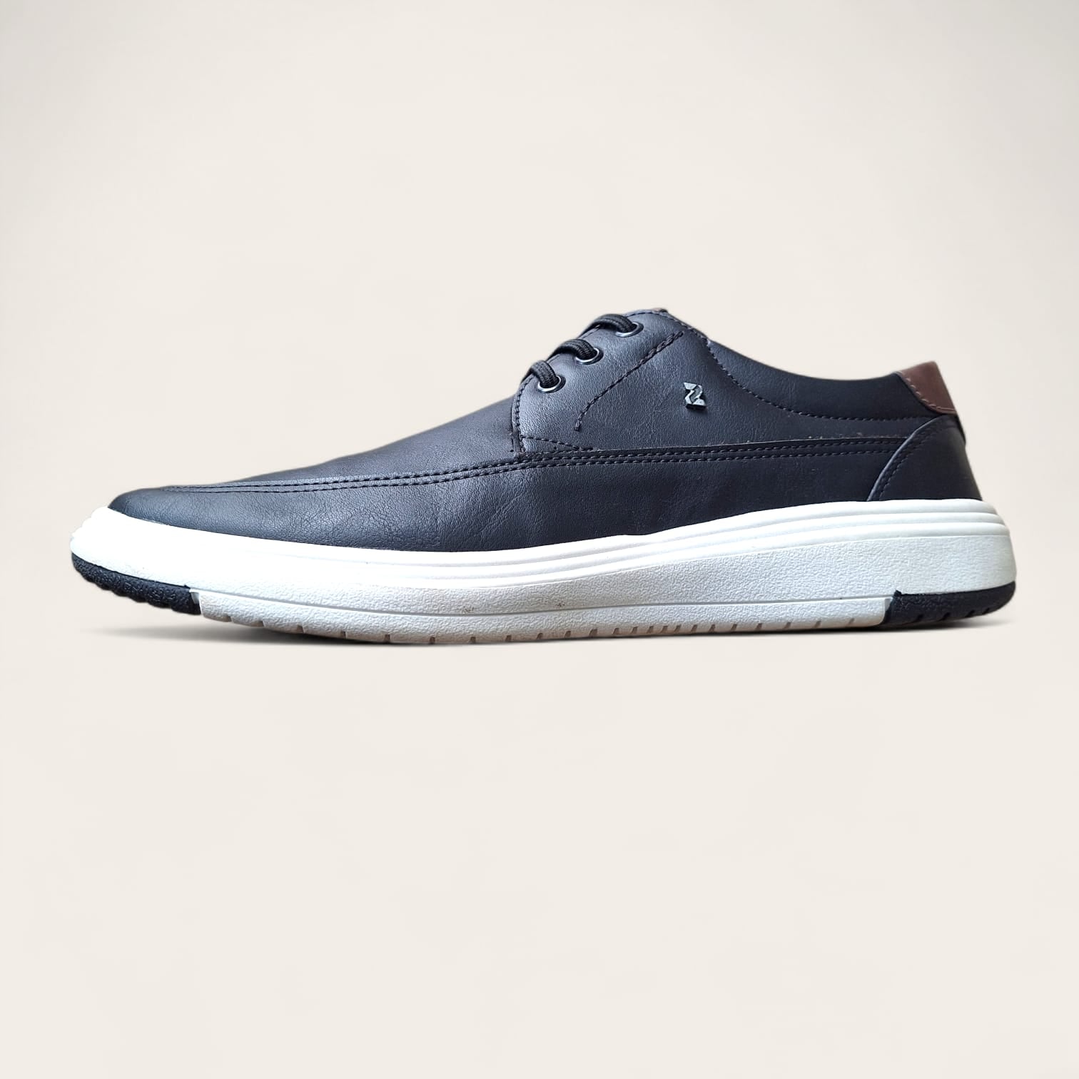 Sapatenis masculino stir esportivo preto/branco