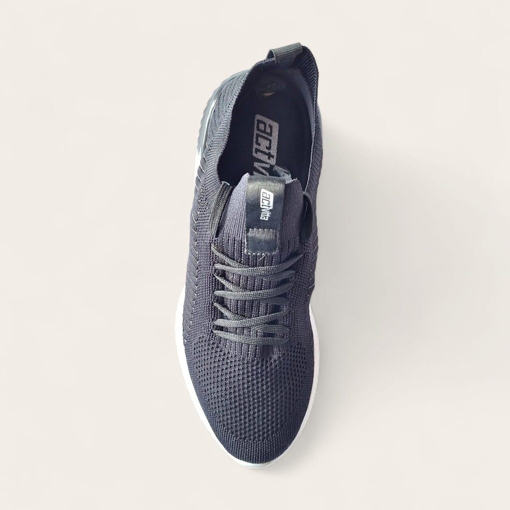 Tenis masculino esportivo activitta - preto/branco