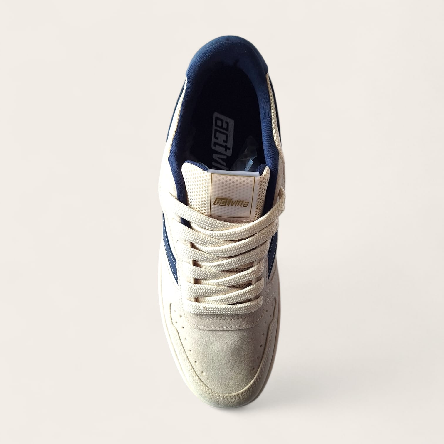 Tenis masculino esportivo academia activitta - branco/azul