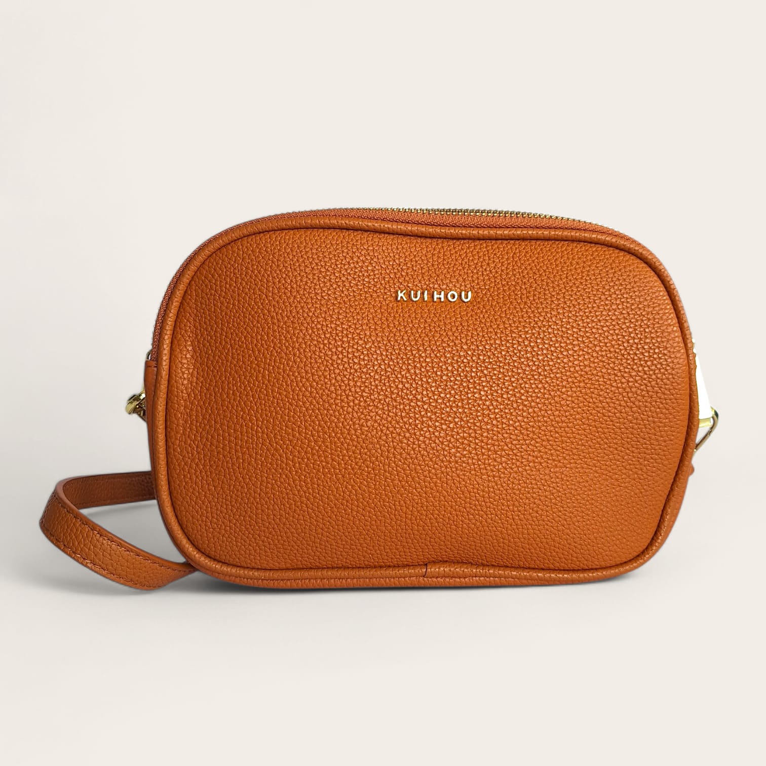 Bolsa Feminina Transversal Terracota – Design Minimalista
