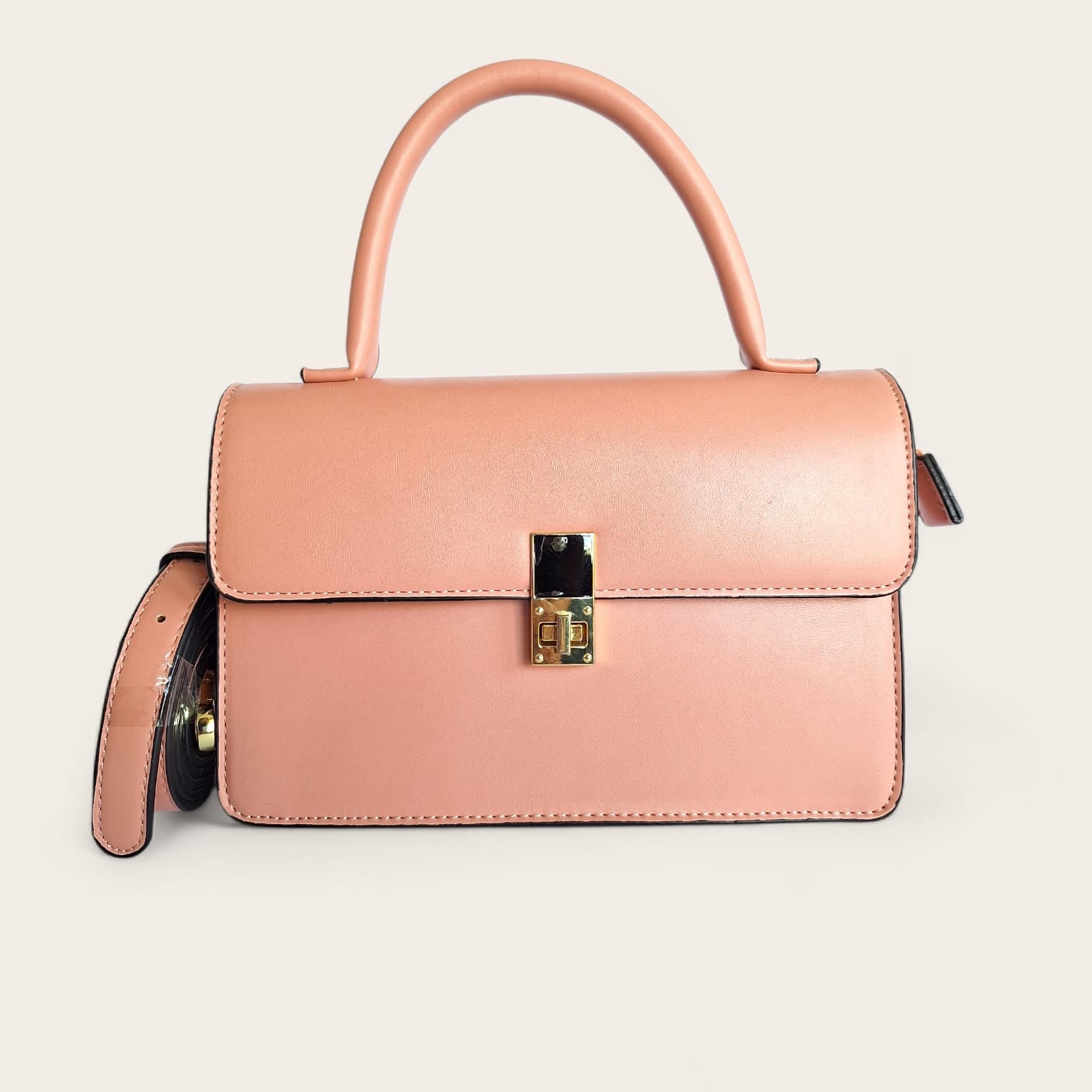 Bolsa Feminina Estruturada com Alça de Mão