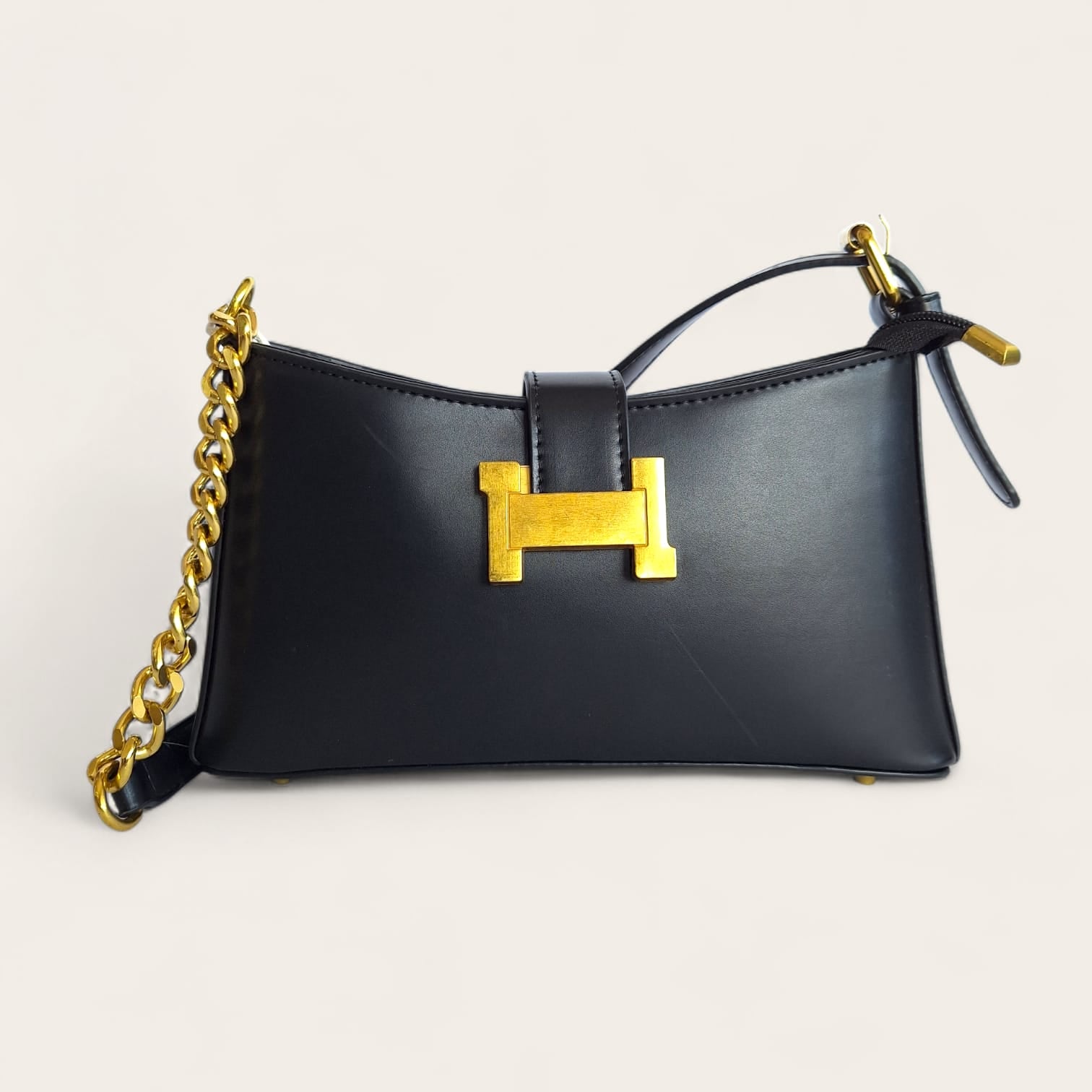 Bolsa Feminina Alça Corrente Preto