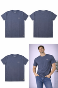 Camiseta Masculina Mormaii Azul Mescla TAM: M