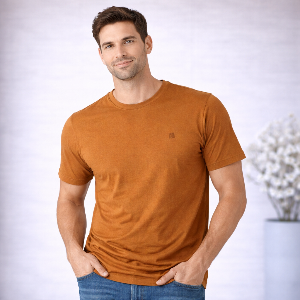 Camiseta Masculina OKT Caramelo TAM: G