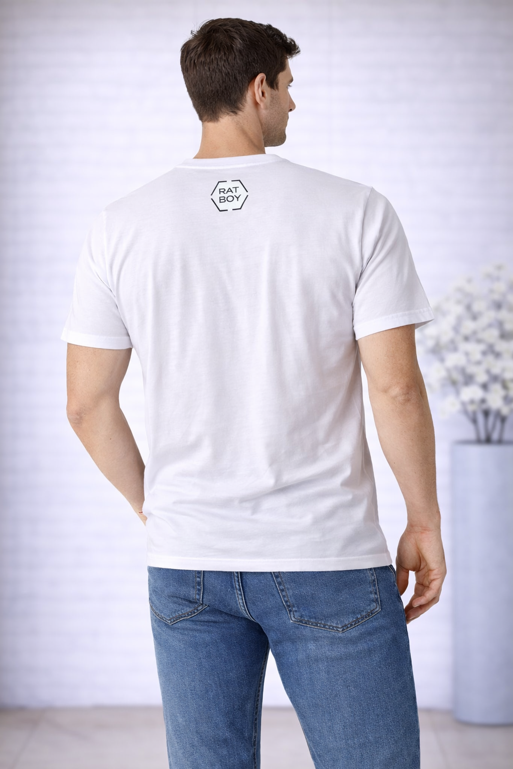 Camiseta Masculina Rat Boy Branca TAM: G
