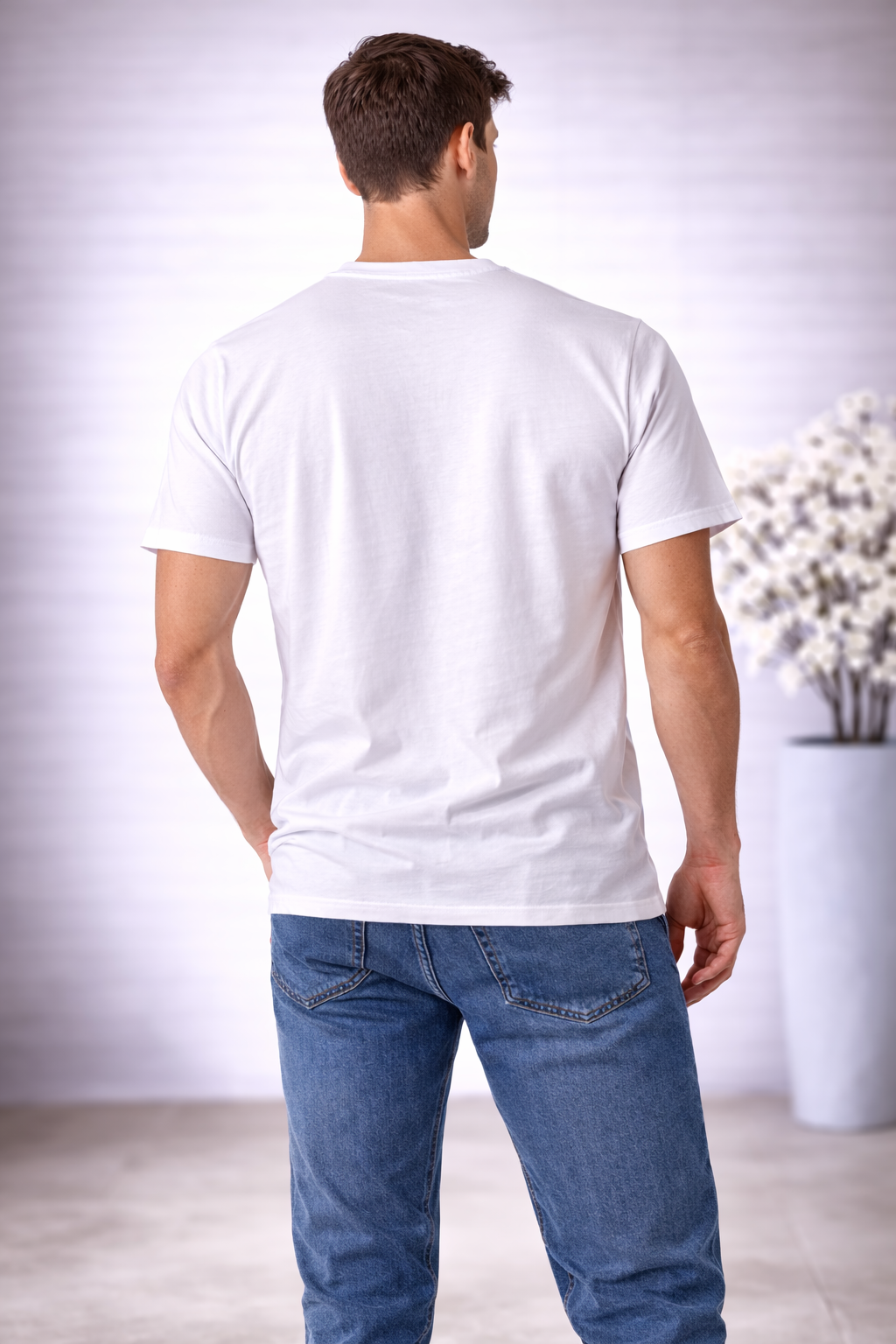 Camiseta Masculina Paco Branca TAM: G