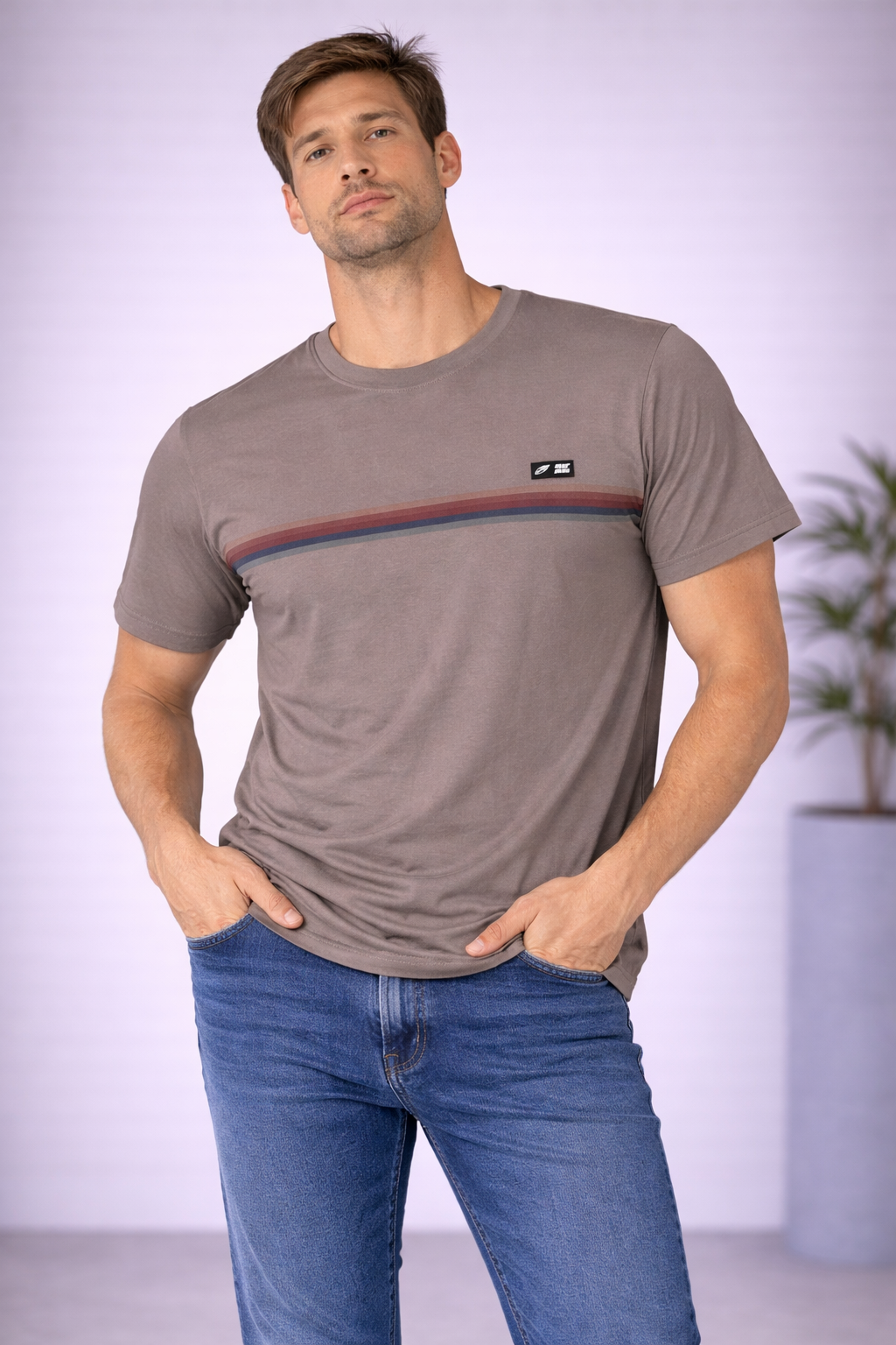 Camiseta Masculina Mormaii Marrom TAM: M