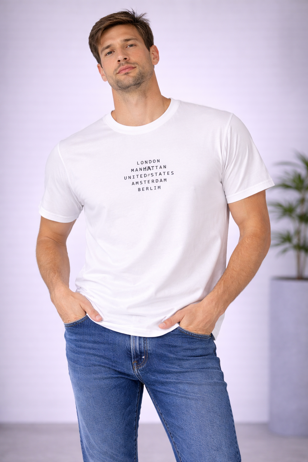 Camiseta Masculina Paco Branca TAM: P