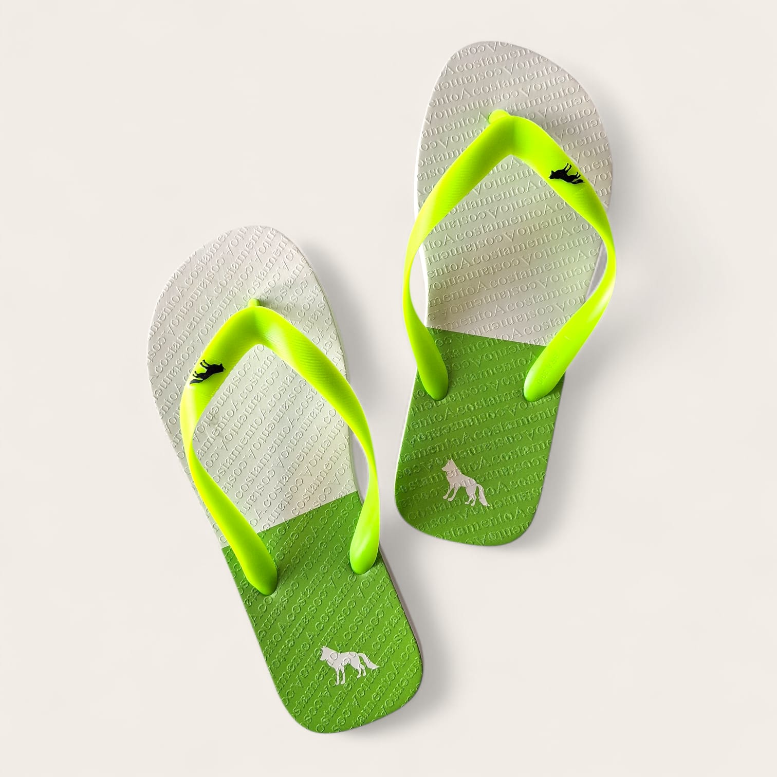 Sandalia masculina acostamento - verde/limao