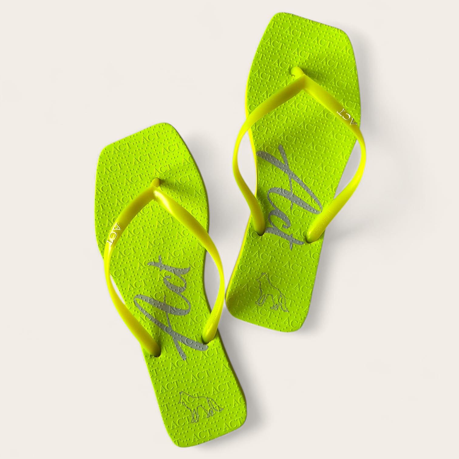 Sandalia feminina acostamento - ACT/VERDE NEON