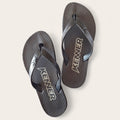 Sandalia masculina kenner - BASIC PRETA LOGO BRANCA