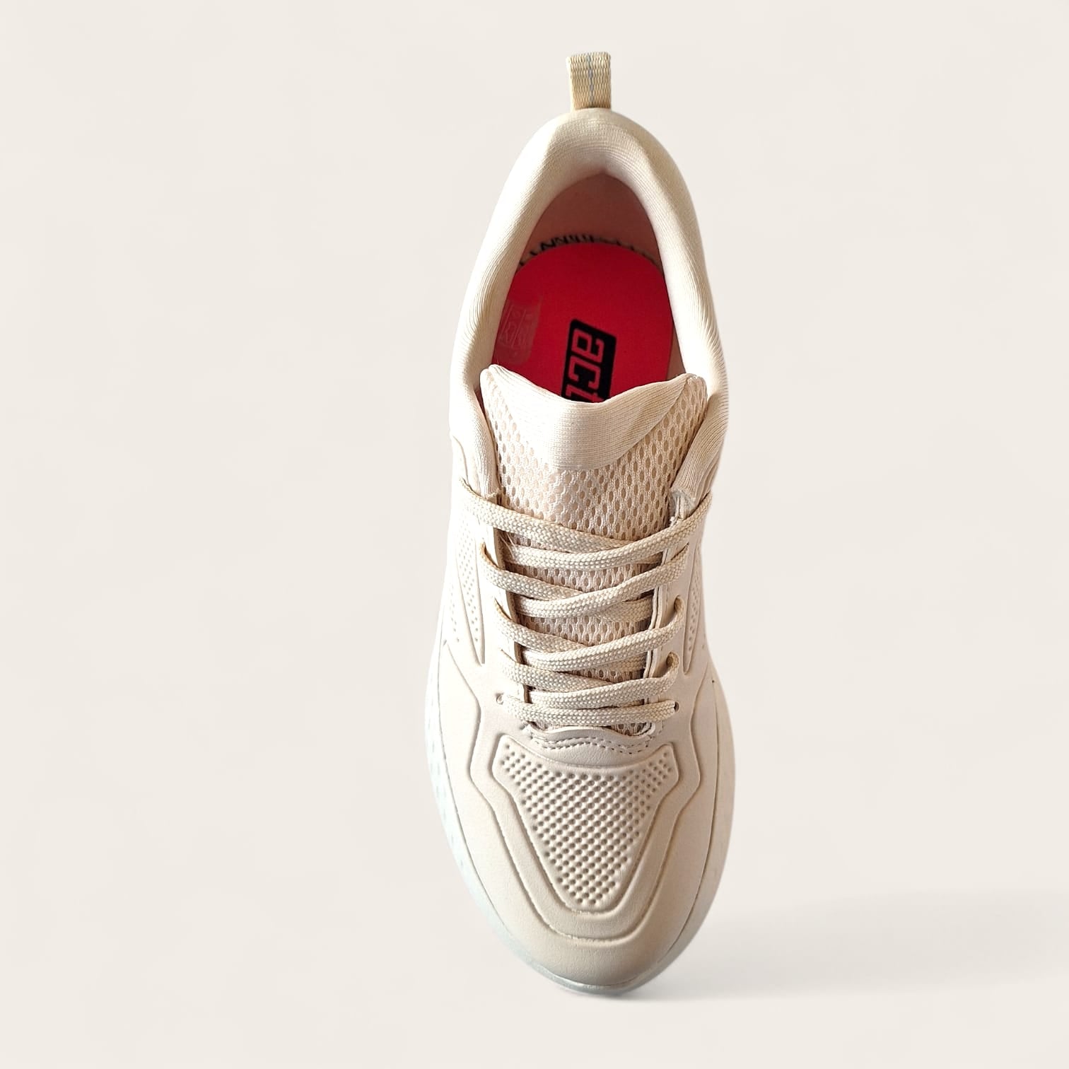 Tenis feminino esportivo activitta - yeez/off-white